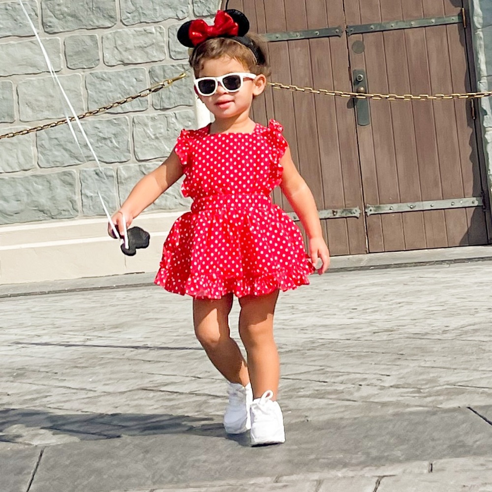 Minnie red Polka dot dress